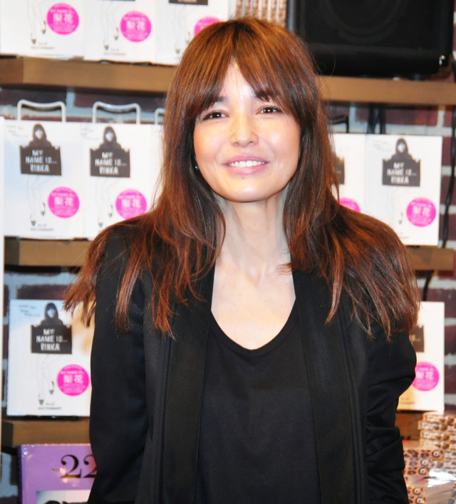 久々に報道陣の取材に応じた、梨花／ライフスタイルブック「MY NAME IS...RINKA A to Z DICTIONARY」発売記念トークイベント