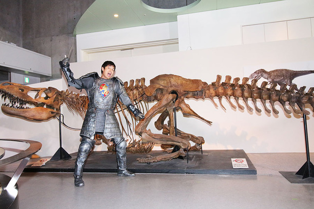 徳井義実／『ナイト ミュージアム／エジプト王の秘密』公開直前イベント in 国立科学博物館