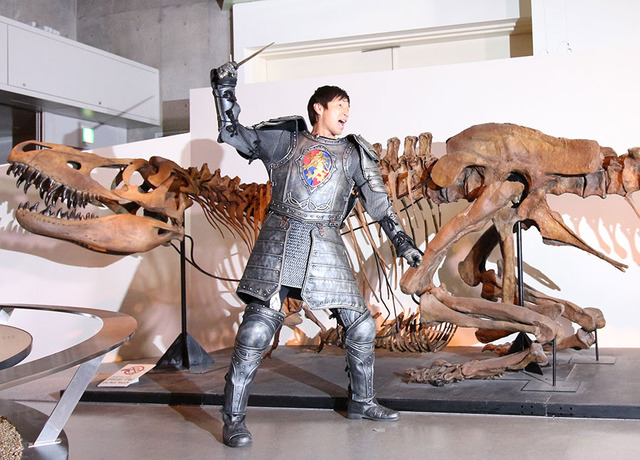 徳井義実／『ナイト ミュージアム／エジプト王の秘密』公開直前イベント in 国立科学博物館