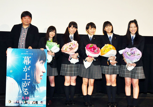 百田夏菜子＆玉井詩織＆高城れに＆佐々木彩夏＆有安杏果…「ももいろクローバーZ」／『幕が上がる』全国行脚舞台挨拶・最終日