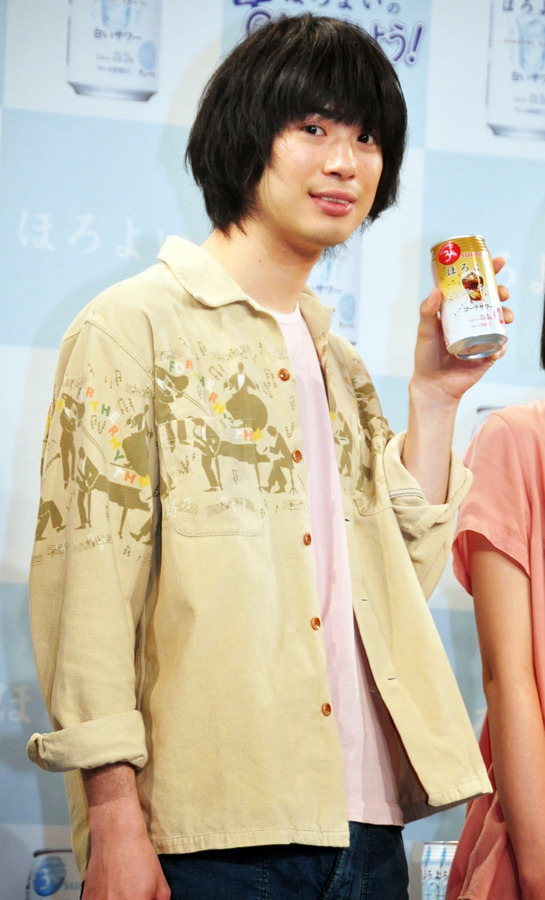 渡辺大知（黒猫チェルシー）／「ほろよい」新CM発表会見