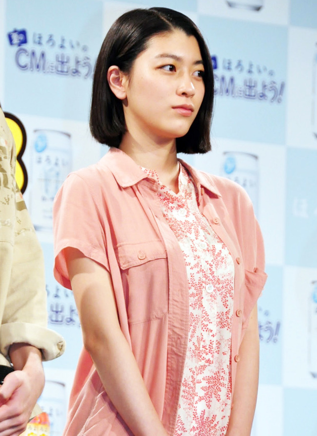 成海璃子／「ほろよい」新CM発表会見