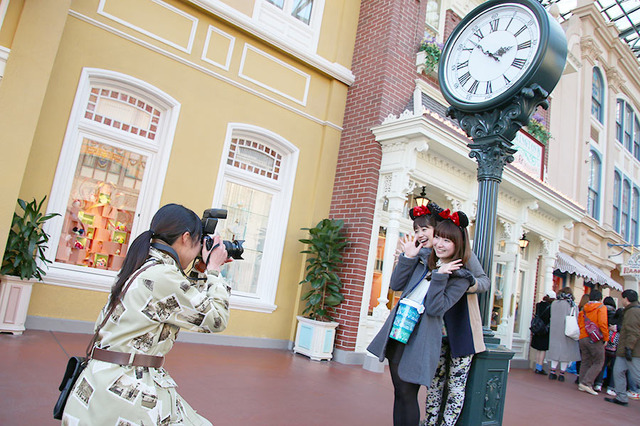 撮影風景「ディズニースペシャルフォトセッション」