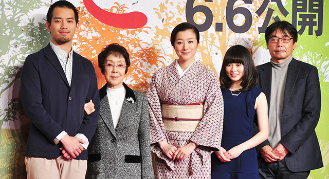 三浦貴大＆奈良岡朋子＆鈴木京香＆志田未来＆磯村一路監督／『おかあさんの木』記者会見