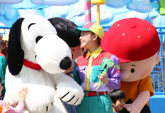 笑顔で登場した織田信成／新「ユニバーサル・ワンダーランド」オープンイベント in USJ