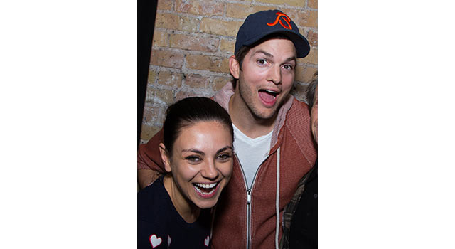 ミラ・クニス＆アシュトン・カッチャー-(C) Getty Images