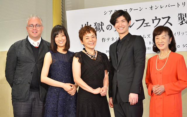 フィリップ・ブリーン＆水川あさみ＆大竹しのぶ＆三浦春馬＆三田和代／「地獄のオルフェウス」製作発表会見