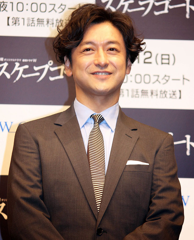 石丸幹二／「連続ドラマW スケープゴート」完成披露試写会