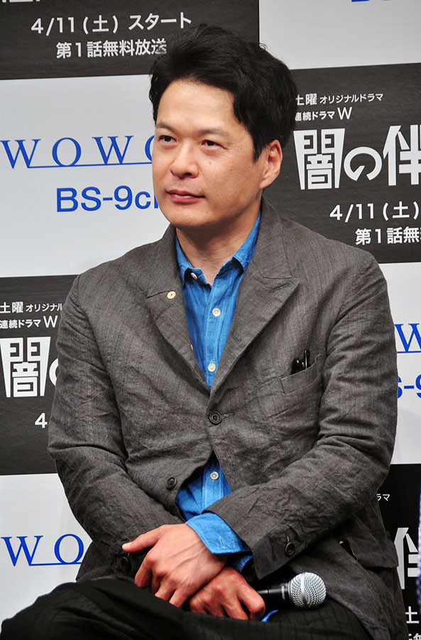 田中哲司／WOWOWドラマ「闇の伴走者」の完成披露試写会