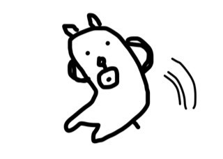 リンボーダンスをしてみたかっこいい犬