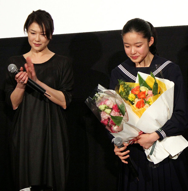 藤野涼子、佐夏川結衣／『ソロモンの偽証　後編・裁判』初日舞台挨拶