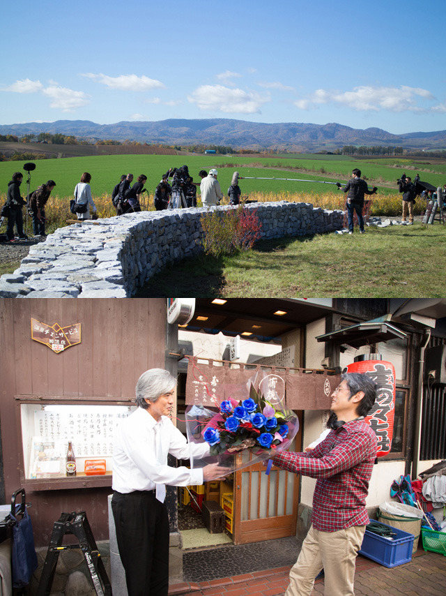 『愛を積むひと』クランクアップメイキング写真