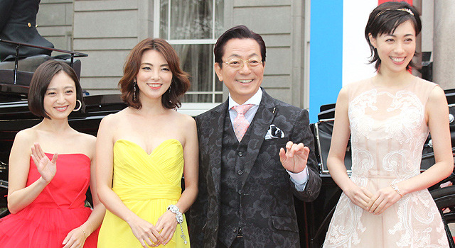 水谷豊、安達祐実、田中麗奈、吹石一恵／『王妃の館』の完成披露イベント