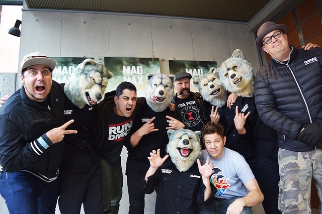 『マッドマックス 怒りのデス・ロード』主題歌を歌うMAN WITH A MISSION とZebrahead (C) 2015 VILLAGE ROADSHOW FILMS (BVI) LIMITED