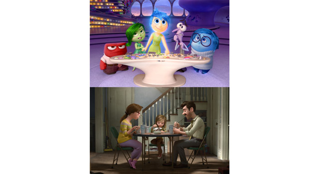 『インサイド・ヘッド』食卓場面 - (C) 2015 Disney/Pixar. All Rights Reserved.