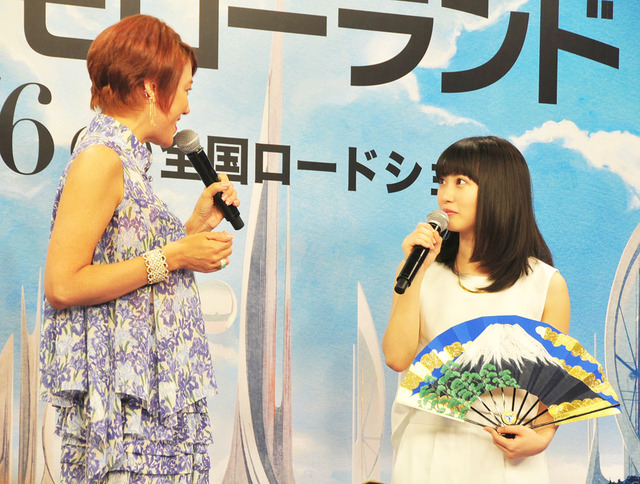 志田未来、LiLiCo／『トゥモローランド』公開アフレコ会見＆トークショーイベント