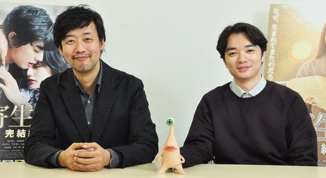 山崎貴監督、染谷将太『寄生獣 完結編』／photo：Naoki Kurozu