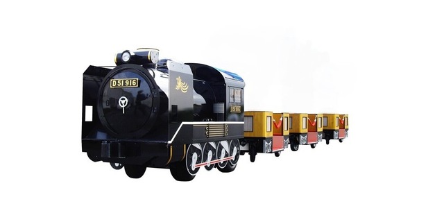 D51 機関車をデフォルメしたロードトレインが初登場！　＠横浜赤レンガ倉庫「ヨコハマ フリューリングス フェスト2015」
