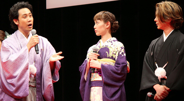 大泉洋、戸田恵梨香、武田真治／『駆込み女と駆出し男』プレミア上映会