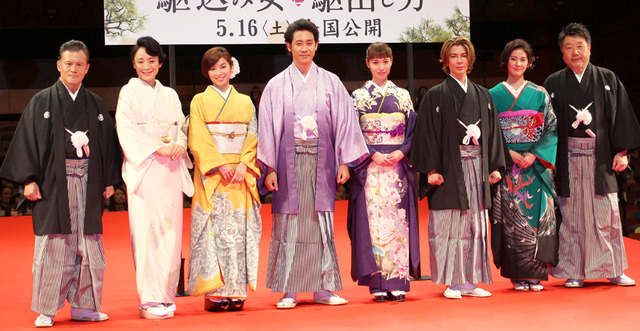 大泉洋、戸田恵梨香、内山理名、陽月華、神野三鈴、武田真治、橋本じゅん、原田眞人監督／『駆込み女と駆出し男』プレミア上映会