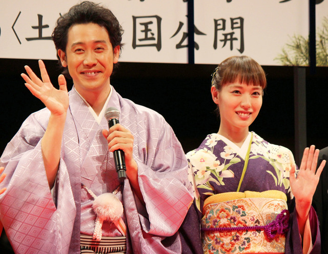 大泉洋、戸田恵梨香／『駆込み女と駆出し男』プレミア上映会