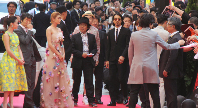 沢尻エリカ、山田優、綾野剛／『新宿スワン』ジャパンプレミア