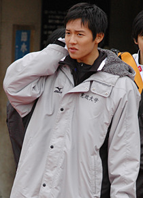 撮影中のハイジ役・小出恵介