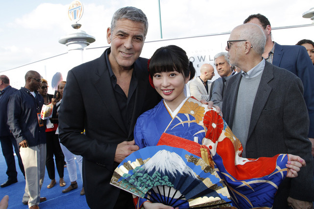ジョージ・クルーニー、志田未来／『トゥモローランド』ハリウッドプレミア