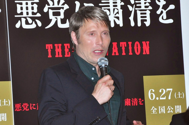 マッツ・ミケルセン／『悪党に粛清を』舞台挨拶