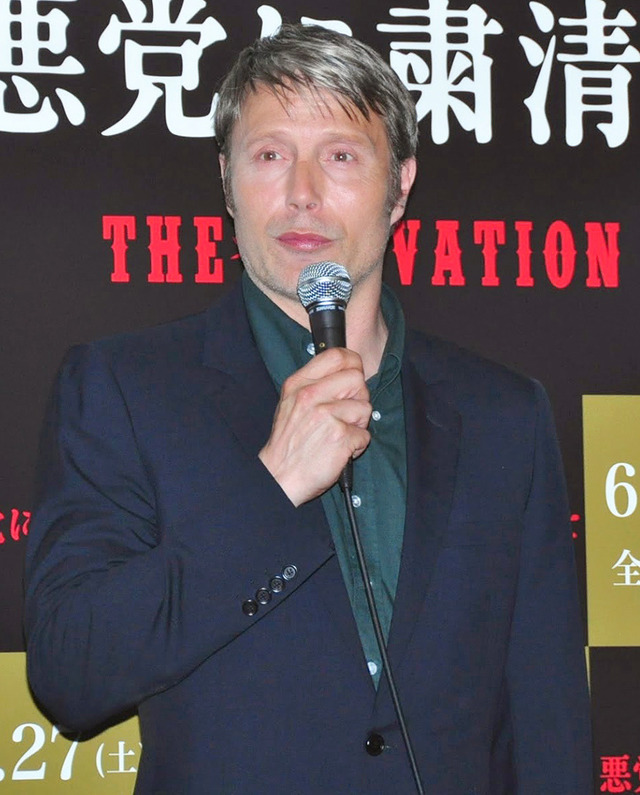 マッツ・ミケルセン／『悪党に粛清を』舞台挨拶