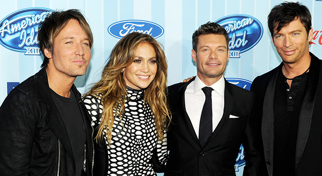 ジェニファー・ロペス＆キース・アーバン＆ハリー・コニック・Jr ＆ライアン・シークレスト-(C) Getty Images