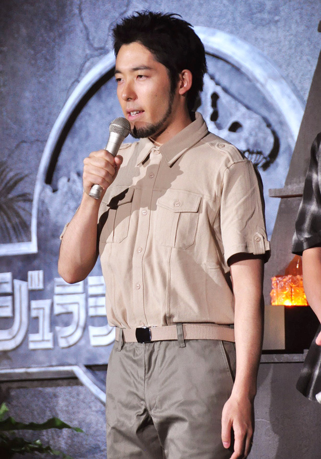 「オリエンタルラジオ」中田敦彦／『ジュラシック・ワールド』テーマパークオープン発表会
