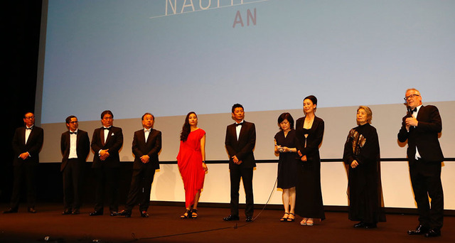 樹木希林、永瀬正敏、内田伽羅、ドリアン助川、河瀬直美監督- (C) LESLIE KEE