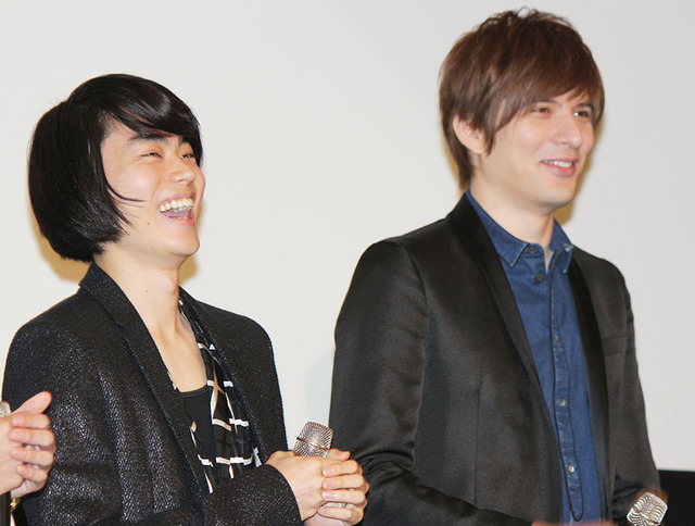 菅田将暉、城田優／『明烏 あけがらす』初日舞台挨拶