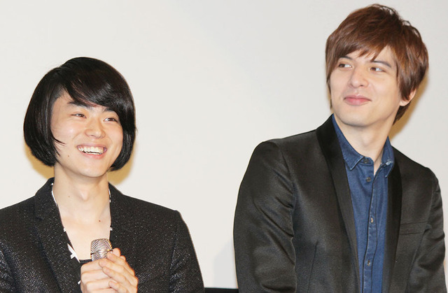 菅田将暉、城田優／『明烏 あけがらす』初日舞台挨拶