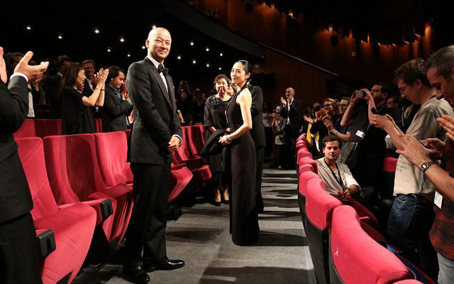 浅野忠信、深津絵里／『岸辺の旅』in 第68回カンヌ国際映画祭