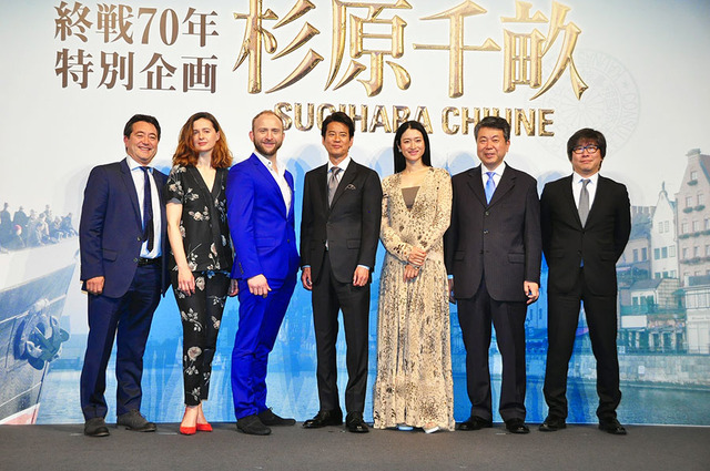 チェリン・グラック監督＆アグニェシュカ・グロホウスカ＆ボリス・スジック＆唐沢寿明＆小雪／『杉原千畝 スギハラチウネ』製作報告会見