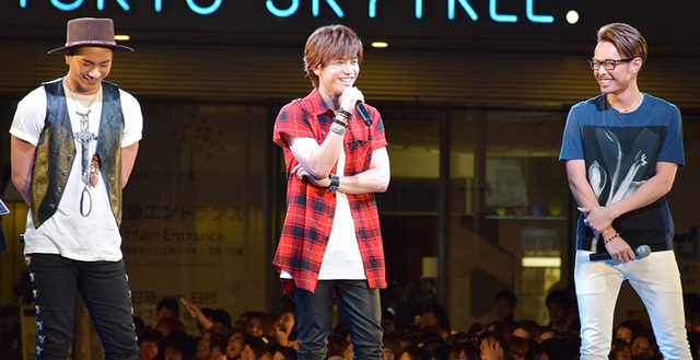 「三代目J Soul Brothers from EXILE TRIBE」登坂広臣＆岩田剛典＆今市隆二／サマンサティアラジュエリー新CMお披露目会