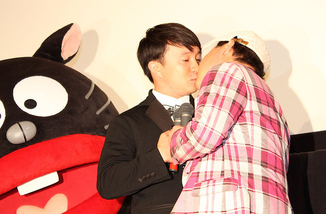 濱田岳、上島竜兵／『天才バカヴォン～蘇るフランダースの犬～』初日舞台挨拶