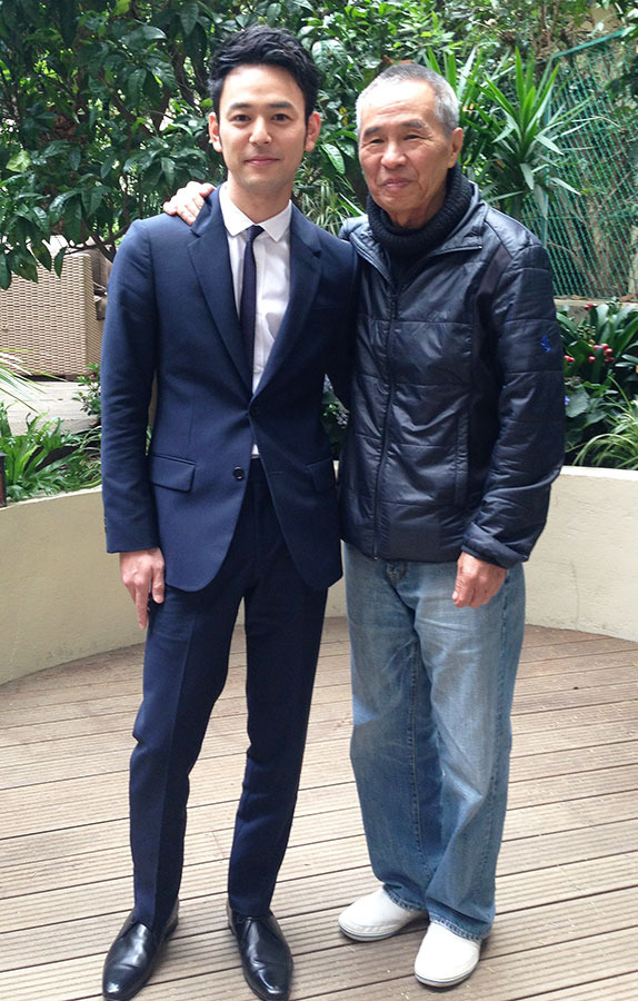 妻夫木聡、侯孝賢監督／第68回カンヌ国際映画祭