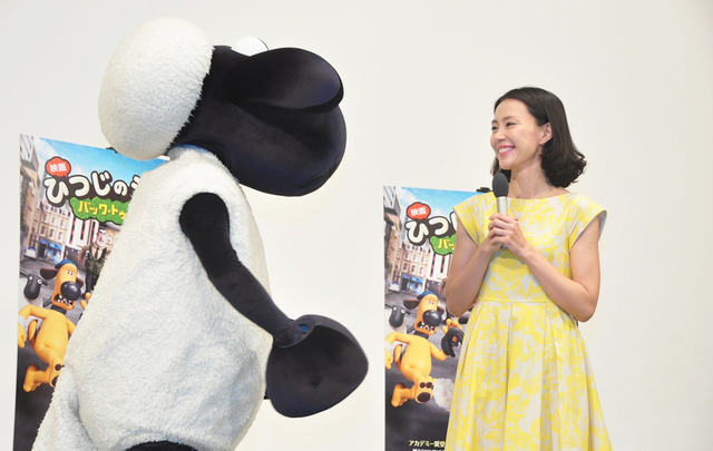 木村佳乃／『映画ひつじのショーン バック・トゥ・ザ・ホーム』CMナレーションオベント