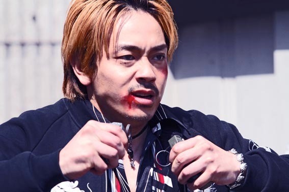 青柳翔／映画『極道大戦争』 - (C) 2015「極道大戦争」製作委員会