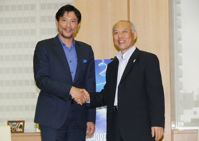 別所哲也、舛添要一・東京都知事