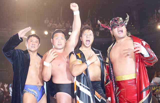 天山広吉、小島聡、永田裕志、中西学／『マッドマックス 怒りのデス・ロード』ジャパンプレミア