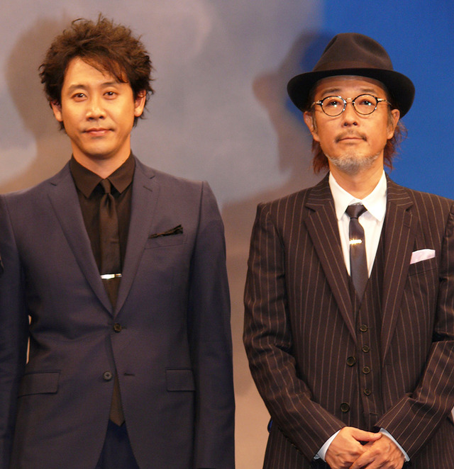 大泉洋、リリー・フランキー／『バケモノの子』完成披露会見