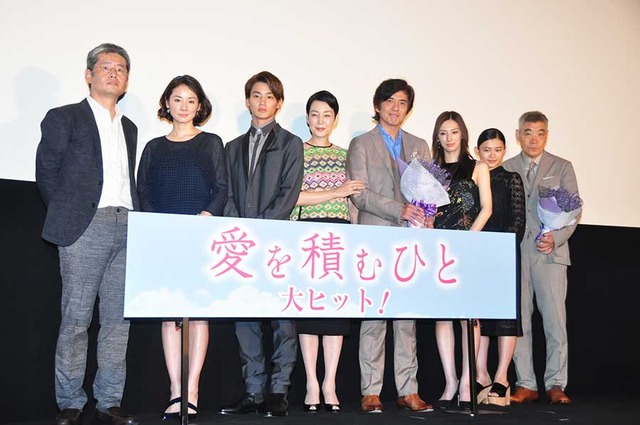 朝原雄三監督＆吉田羊＆野村周平＆樋口可南子＆佐藤浩市＆北川景子＆杉咲花＆柄本明／『愛を積むひと』初日舞台挨拶