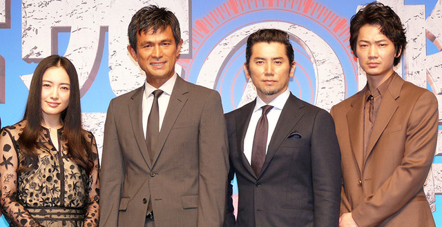 江口洋＆本木雅弘＆仲間由紀恵＆綾野剛／天空の蜂』完成報告会見