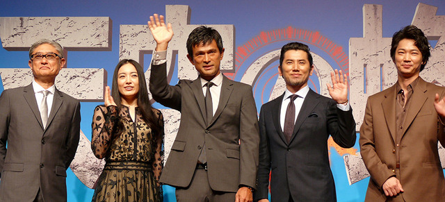 江口洋＆本木雅弘＆仲間由紀恵＆綾野剛＆堤幸彦監督／天空の蜂』完成報告会見