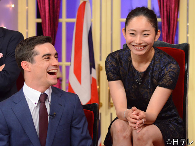 安藤美姫、熱愛彼氏ハビエルと『しゃべくり007』に登場