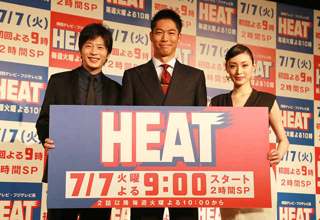 栗山千明、AKIRA／「HEAT」制作発表会見